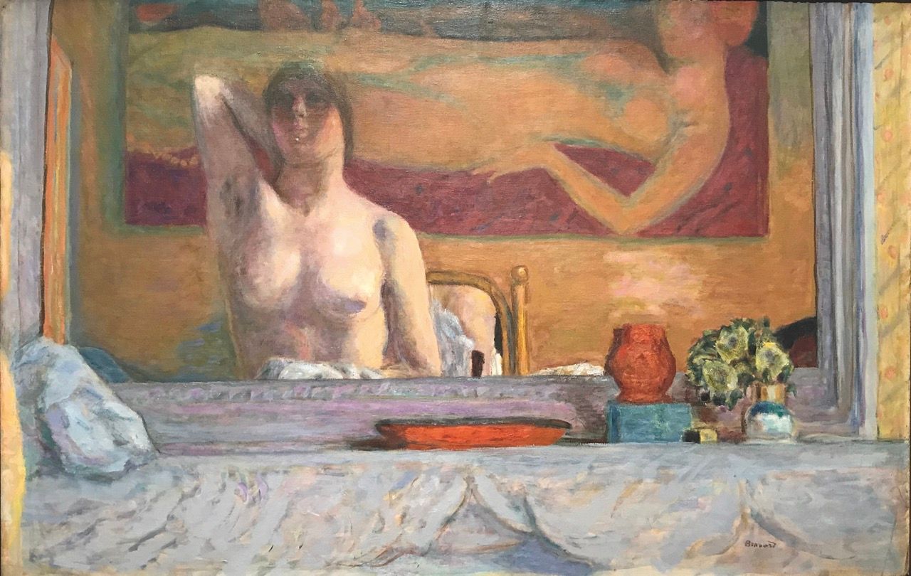 Pierre Bonnard, Femme à la toilette ou La Cheminée, 1916, huile sur toile. Fondation Pauline, Suisse. © ag images