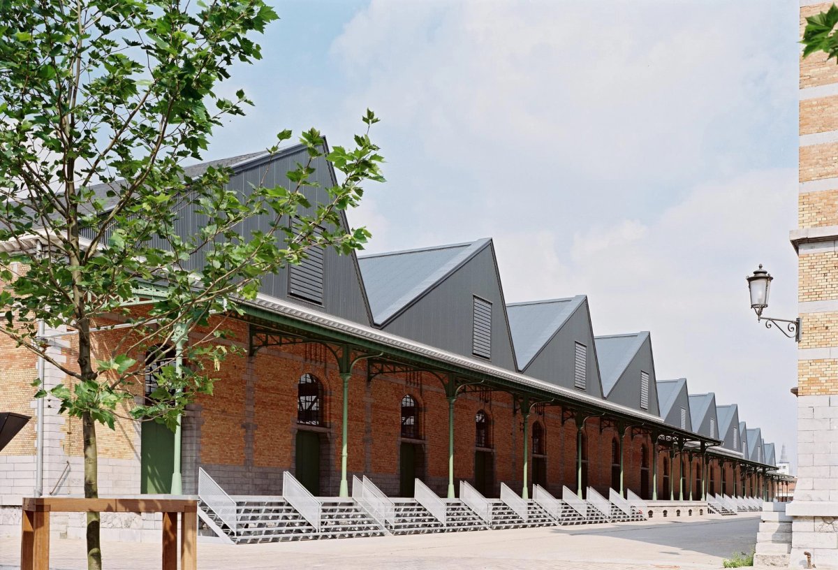 Les Sheds de Tour & Taxis, à Bruxelles. Courtesy Tour & Taxis
