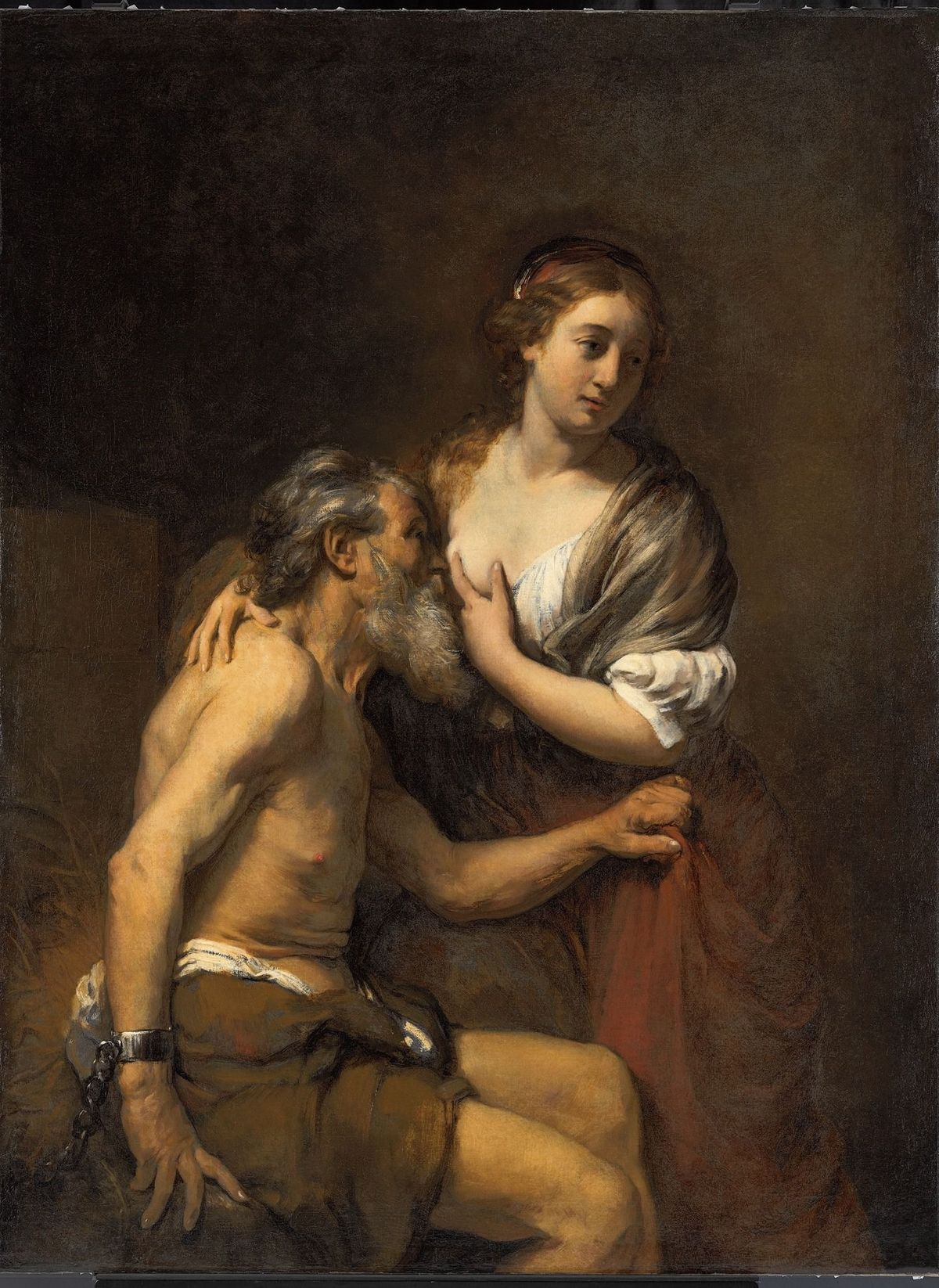 Willem Drost (1633-1659), Cimon et Pero, vers 1655-1657, huile sur toile, 156 x 117,5 cm, prêt de la Broere Charitable Foundation. Photo : D.R.