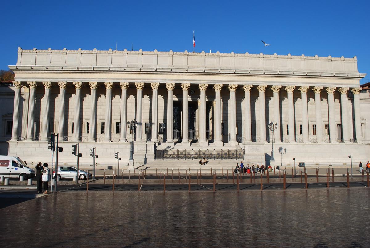Le Palais de justice de Lyon. Courtesy Cour d’appel de Lyon
