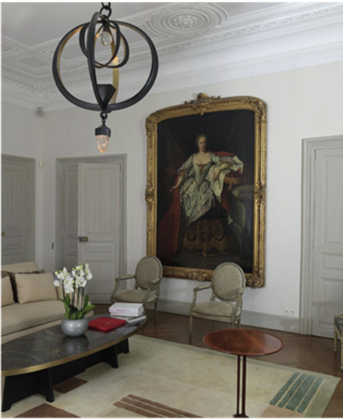 Vue d’une partie de la résidence de Stéphane Bern à Paris. Courtesy Daguerre, D.R.