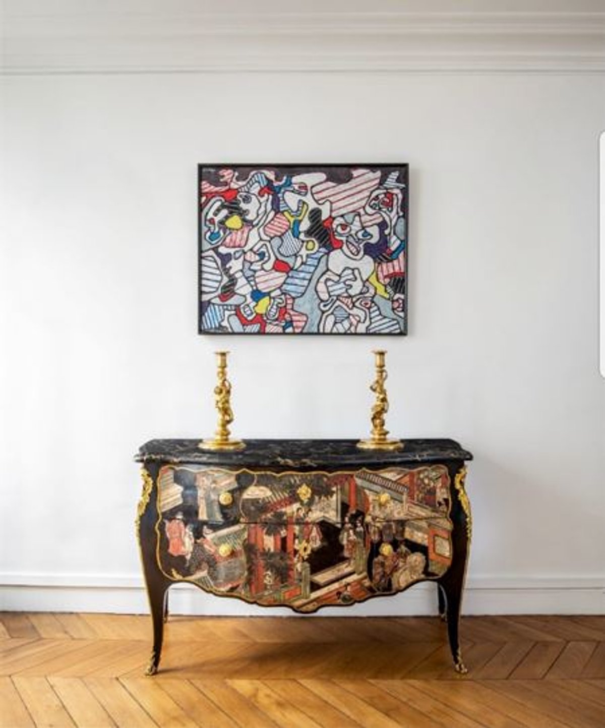 Vue de l’exposition « Jean Dubuffet » à la galerie Léage, à Paris. Courtesy galerie François Léage. Photo : Ava du Parc