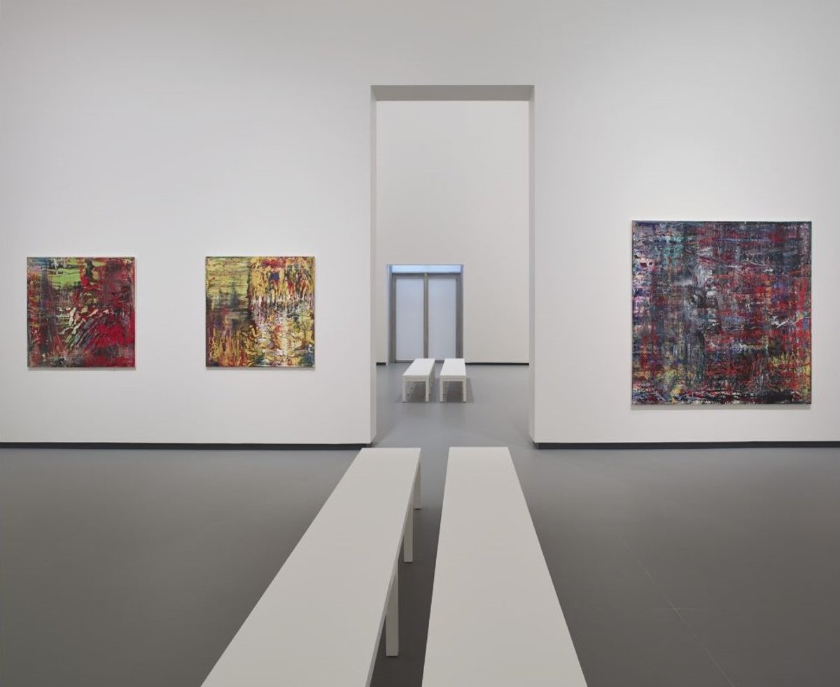 Vue de l’exposition, « Gerhard Richter », Fondation Louis-Vuitton, Paris, 2025. © Gerhard Richter. Courtesy de la Fondation Louis-Vuitton. Photo Marc Domage