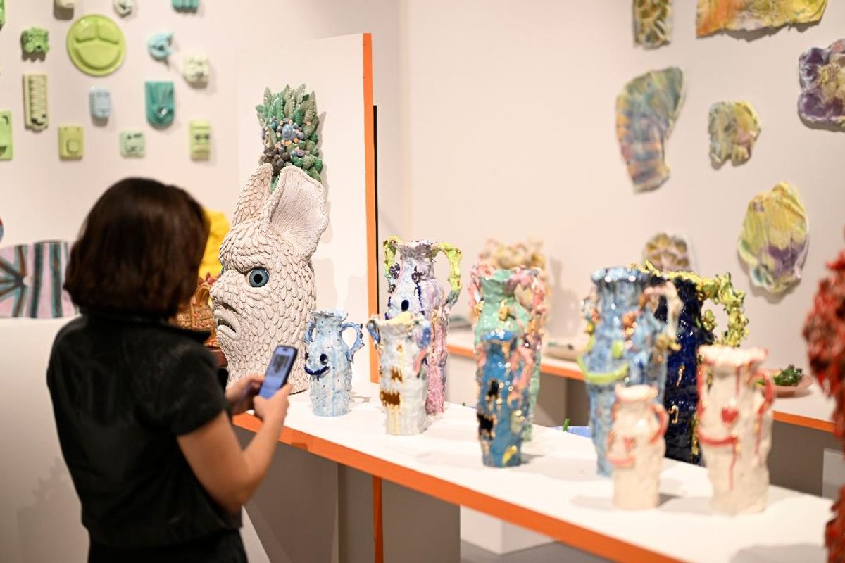 Stand de Florian Daguet-Bresson, Collectors Preview du PAD London 2023. Photo Jack Hall 2023/ Getty Images