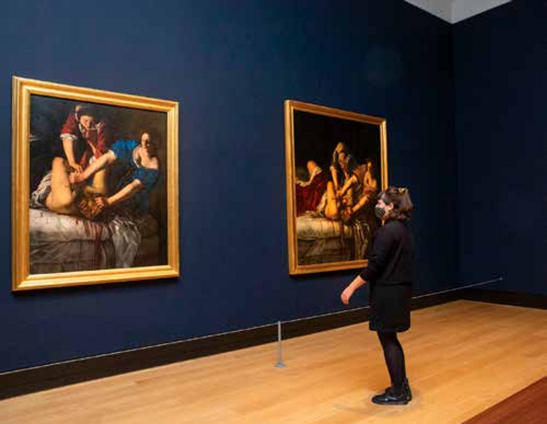 L’exposition «Artemisia», actuellement fermée au public à la National Gallery de Londres. © The National Gallery, Londres