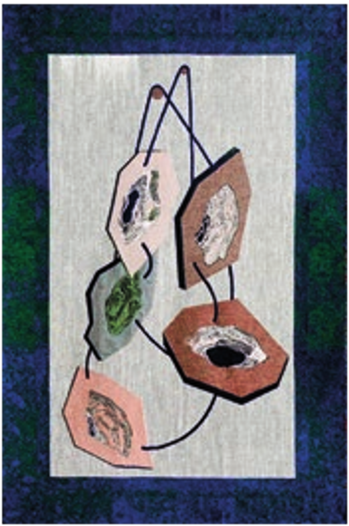 Otobong N’kanga, The Leftovers, 2017, textile tissé.
Courtesy de l’artiste et In Situ – Fabienne Leclerc