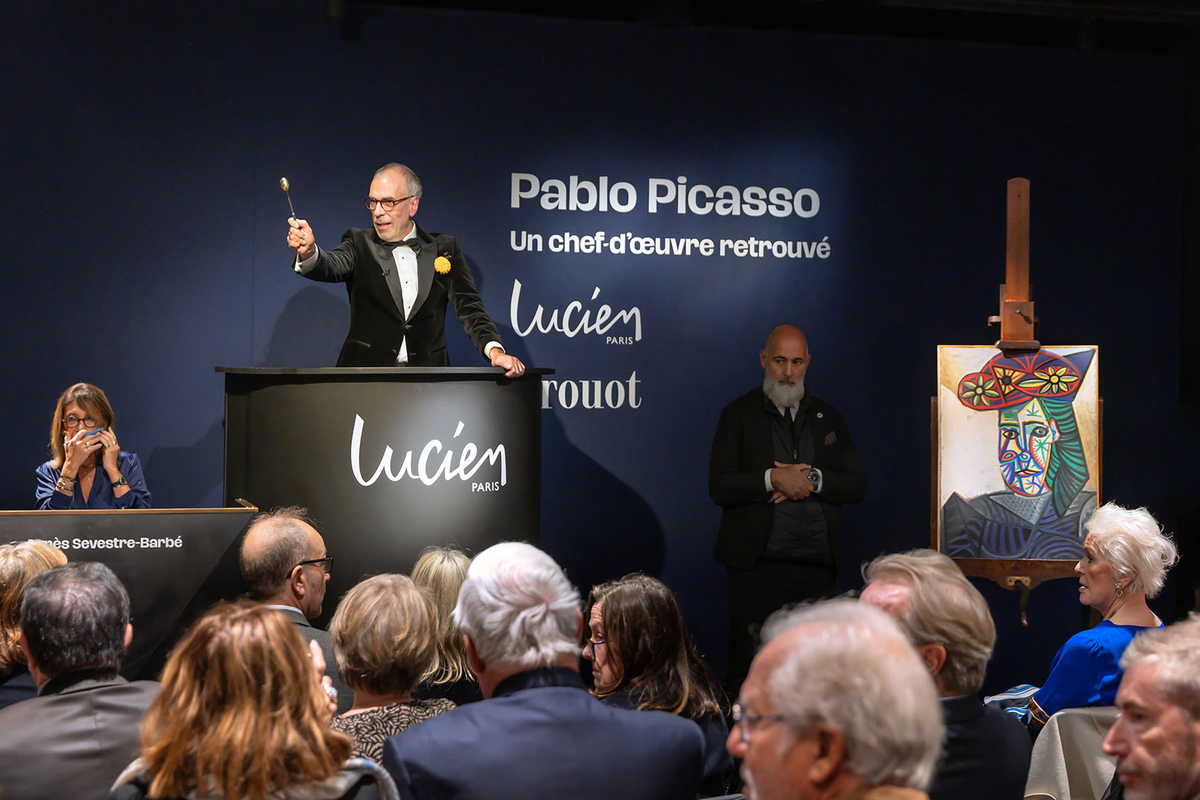 Le Picasso vendu à Drouot le 24 octobre à Drouot. Photo: Micha Patault. Courtesy Drouot