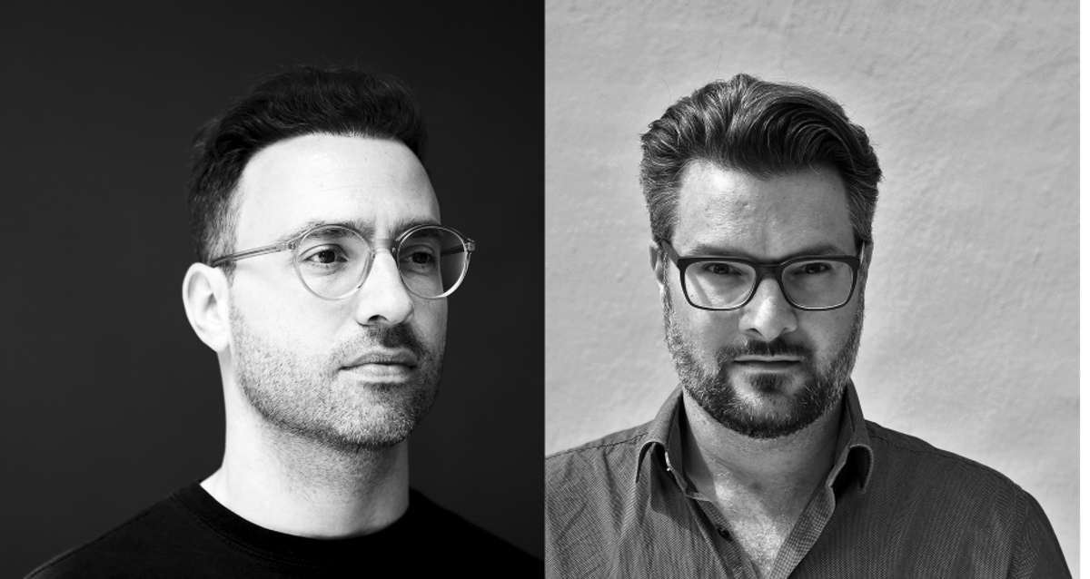 Sven Eisenhut, à gauche, et Benjamin Füglister. Courtesy Africa Basel