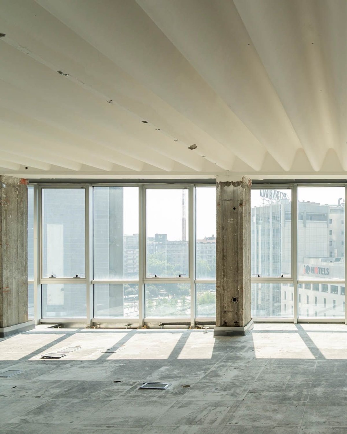 L'espace qu'occupera Paris Internationale Milano, à Milan, en avril 2026. Photo: D.R.