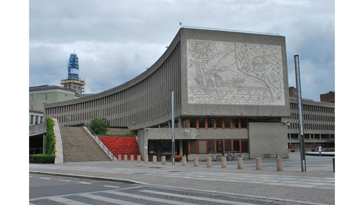 Regjeringskvartalet, ou « Y-Block » à Oslo, Norvège. Courtesy Regjeringskvartalet