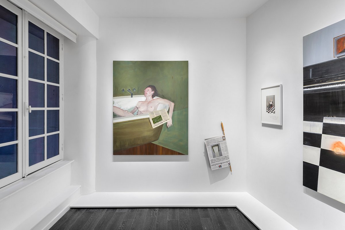 Vue de l’exposition « Coco Capitán : Mondays Are Fridays » chez Jean-Kenta Gauthier. Courtesy de l’artiste et Jean-Kenta Gauthier. Photo Nicolas Brasseur