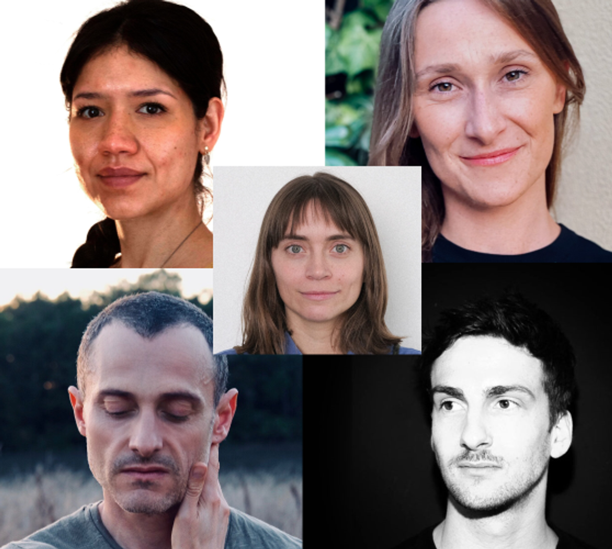 Jean-Baptiste Del Amo, Adèle Humbert, Alice Loumeau, Josefina Paz et Grégoire Schaller, lauréats 2024 du programme « Habiter le désert » à Marfa, au Texas. Courtesy Villa Albertine