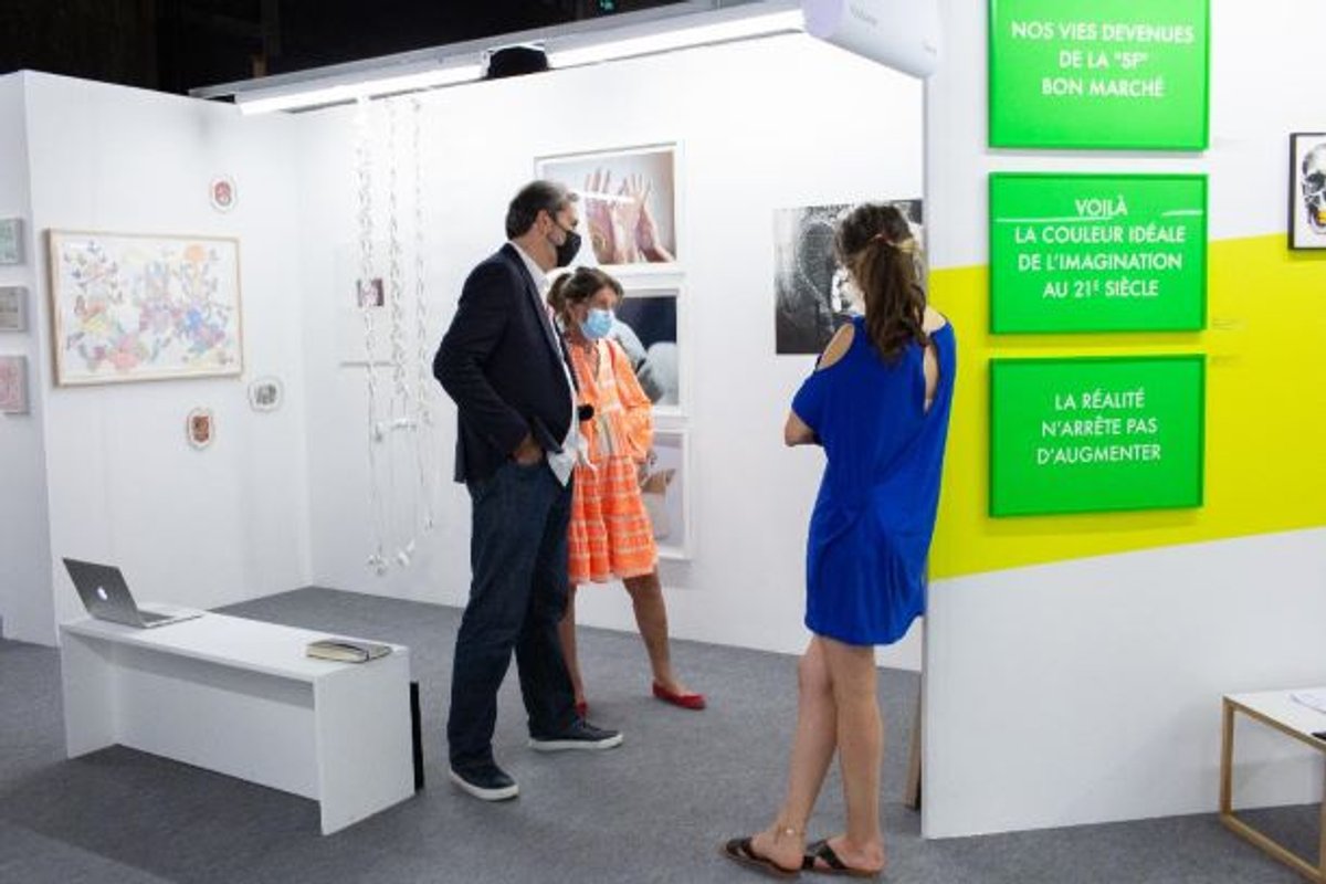 Art-O-Rama 2021, stand de la galerie Gilles Drouault galerie/multiples, Paris / Tchikebe, Marseille. © Margot Montigny