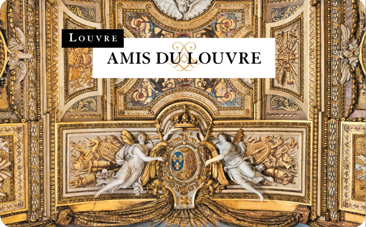 La carte des Amis du Louvre. D.R.