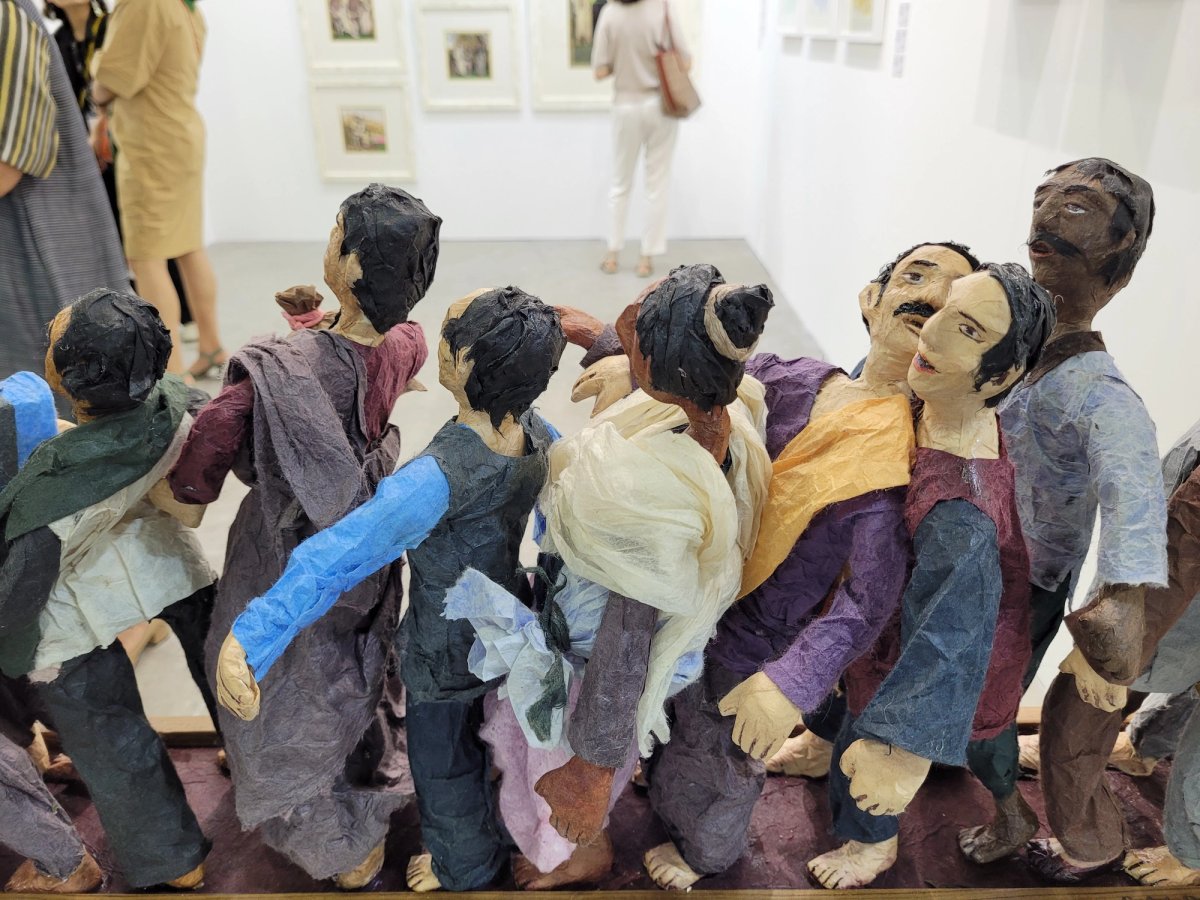 Sudipta Das, Vicissitudinous Existence, 2023. Courtesy de l'artiste et galeriz Latitude 28