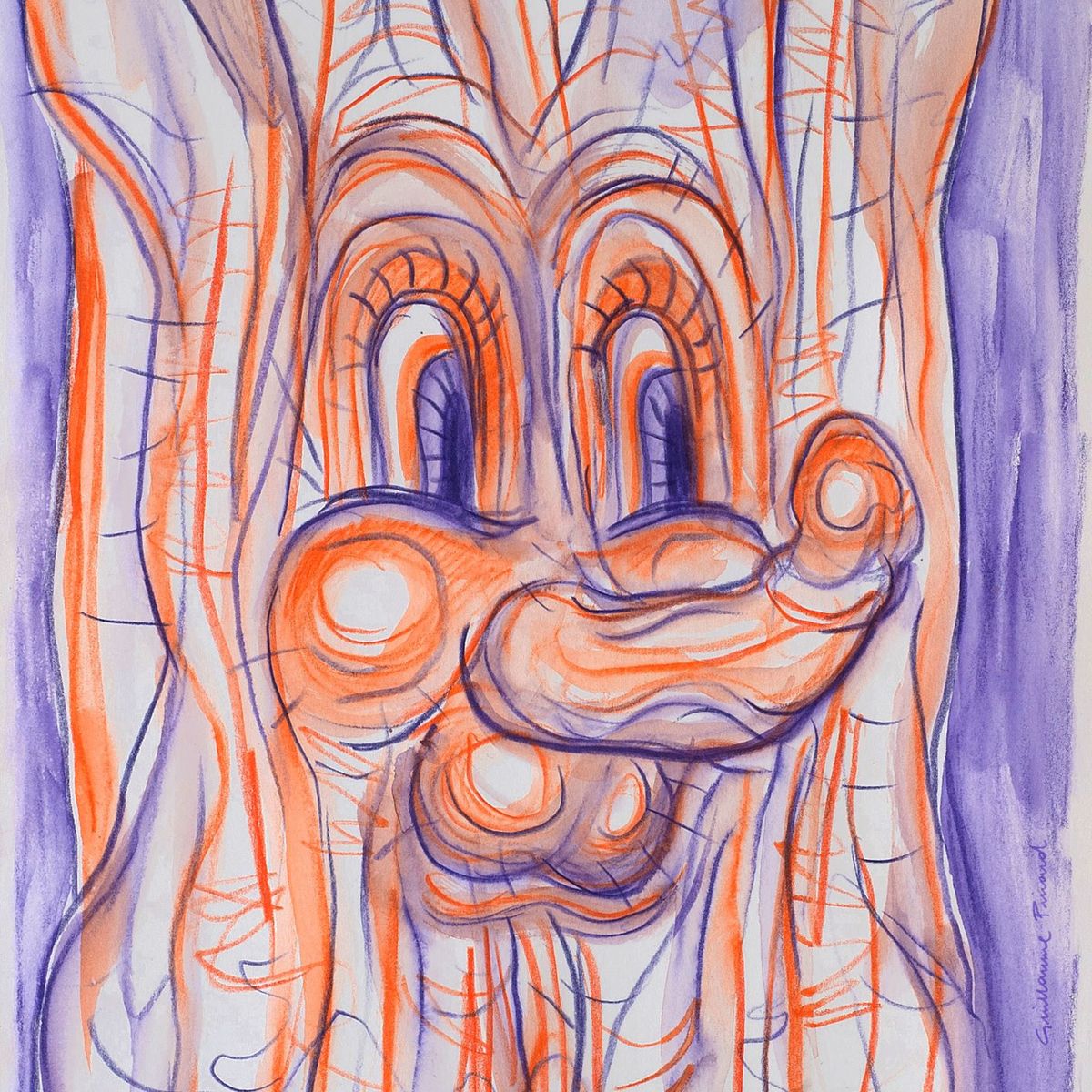 Guillaume Pinard, Printemps, 2020, carré en sergé de soie. Édité par la galerie Anne Barrault à 50 exemplaires. Prix : 200 euros. Courtesy galerie Anne Barrault, Paris, D.R.