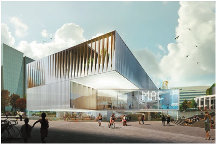 Le projet d’expansion du musée. © Saucier+Perrotte Architectes / GLCRM & Associés Architectes