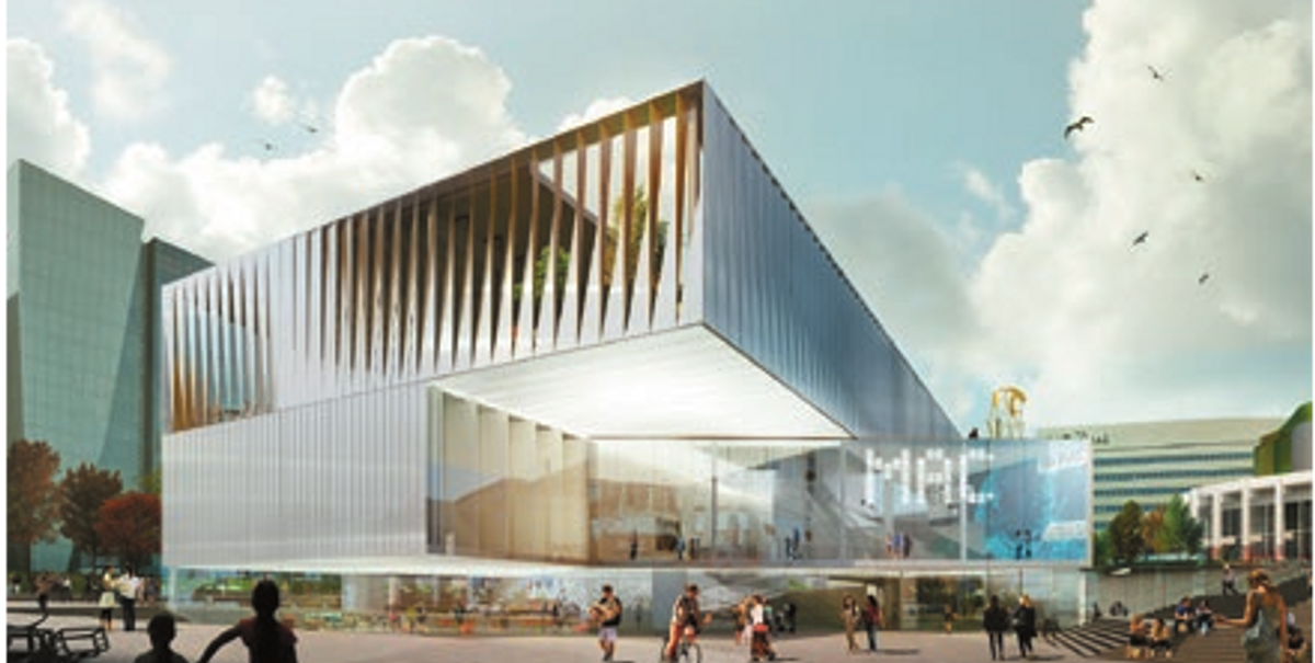 Le projet d’expansion du musée. © Saucier+Perrotte Architectes / GLCRM & Associés Architectes