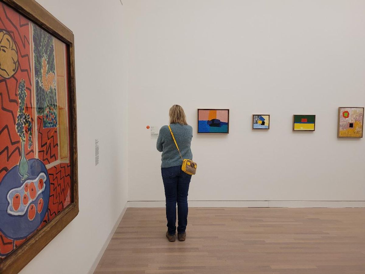Matisse et Etel Adnan dialoguent désormais au K20 de Düsseldorf. Photo A.C. 