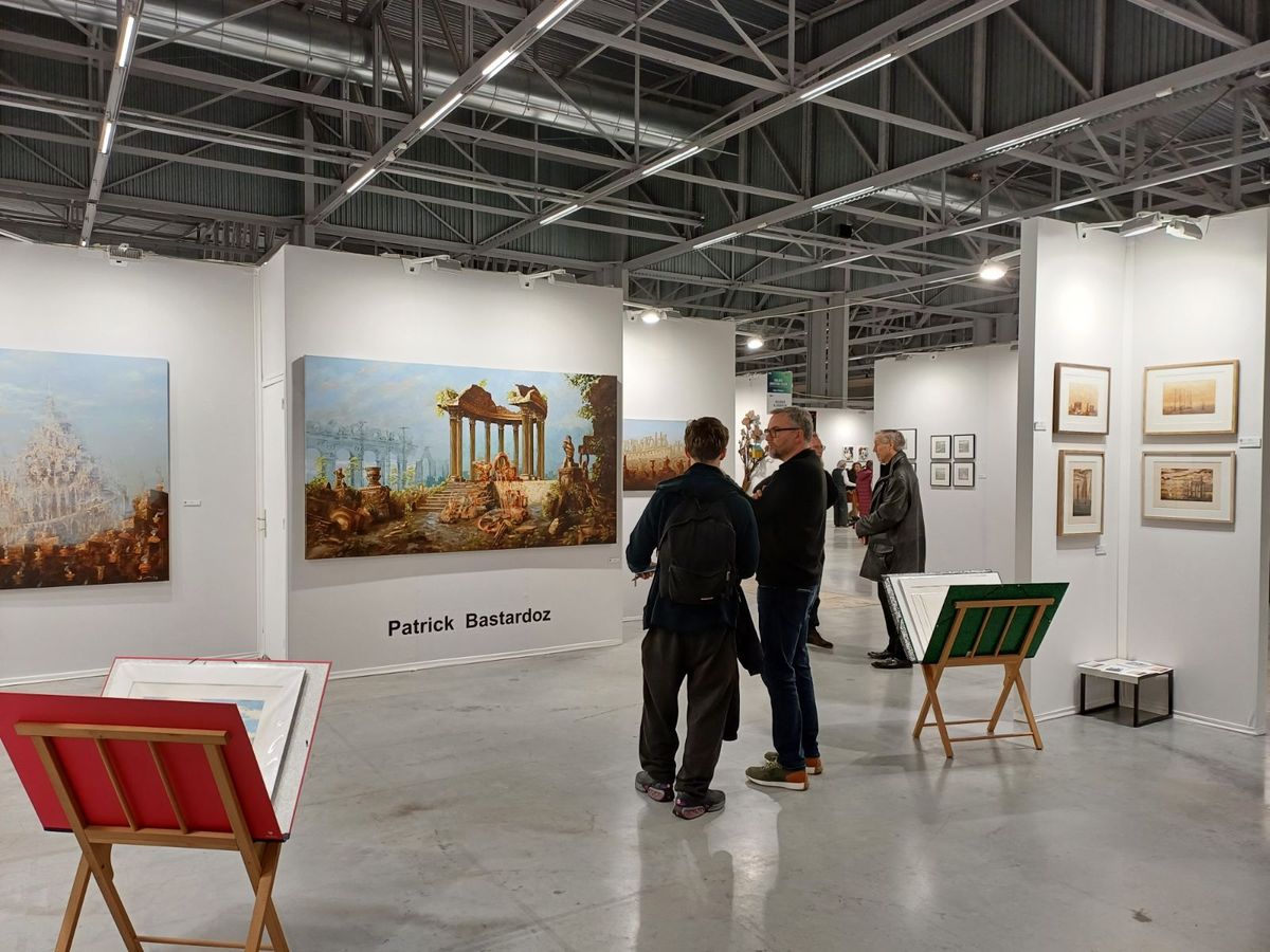 Stand de la galerie Bertrand Gillig à la foire ST-ART 2024.
© D.R.