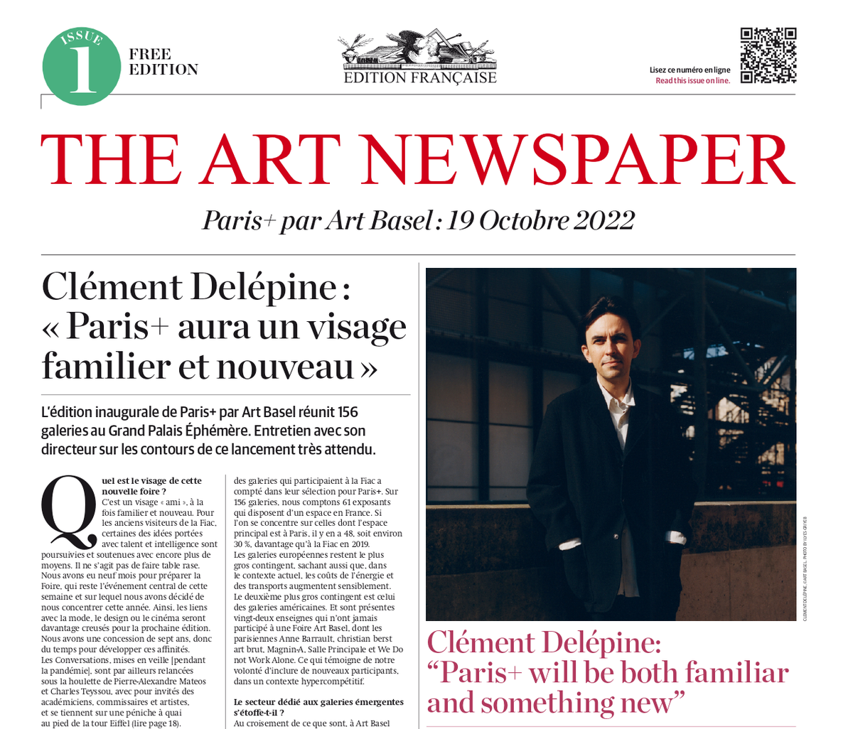 Tous droits réservés pour The Art Newspaper France