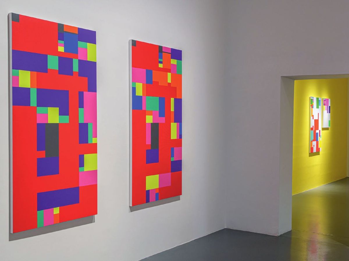 Vue de l’exposition « Jean-François Dubreuil. Revue de presse », au Centre d’art contemporain Bouvet Ladubay. Photo Christophe Gagneux
