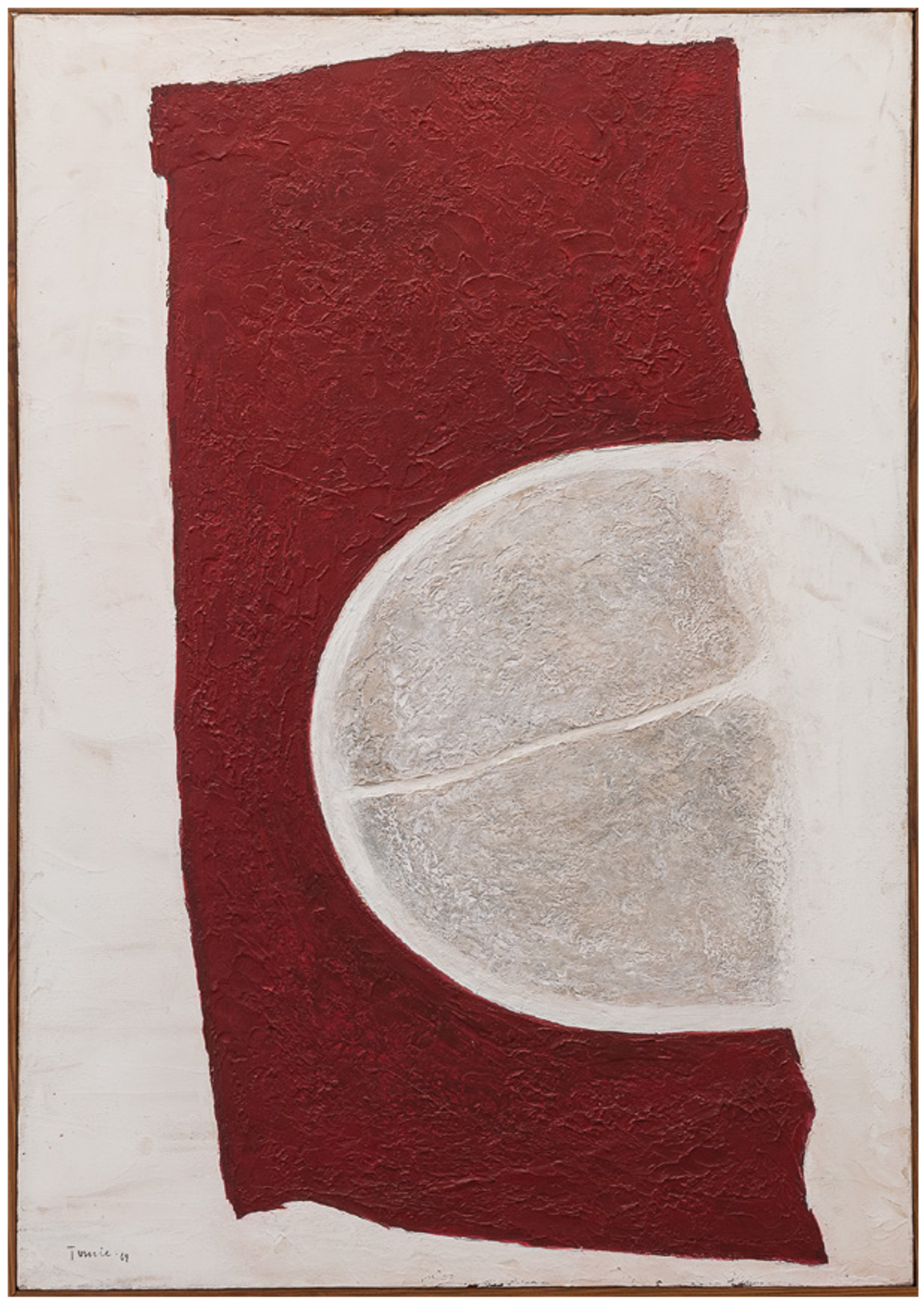 Tomie Ohtake, Untitled, 1969, huile sur toile.
Courtesy de l’artiste et de la Galeria Nara Roesler. Photo Flávio Freire