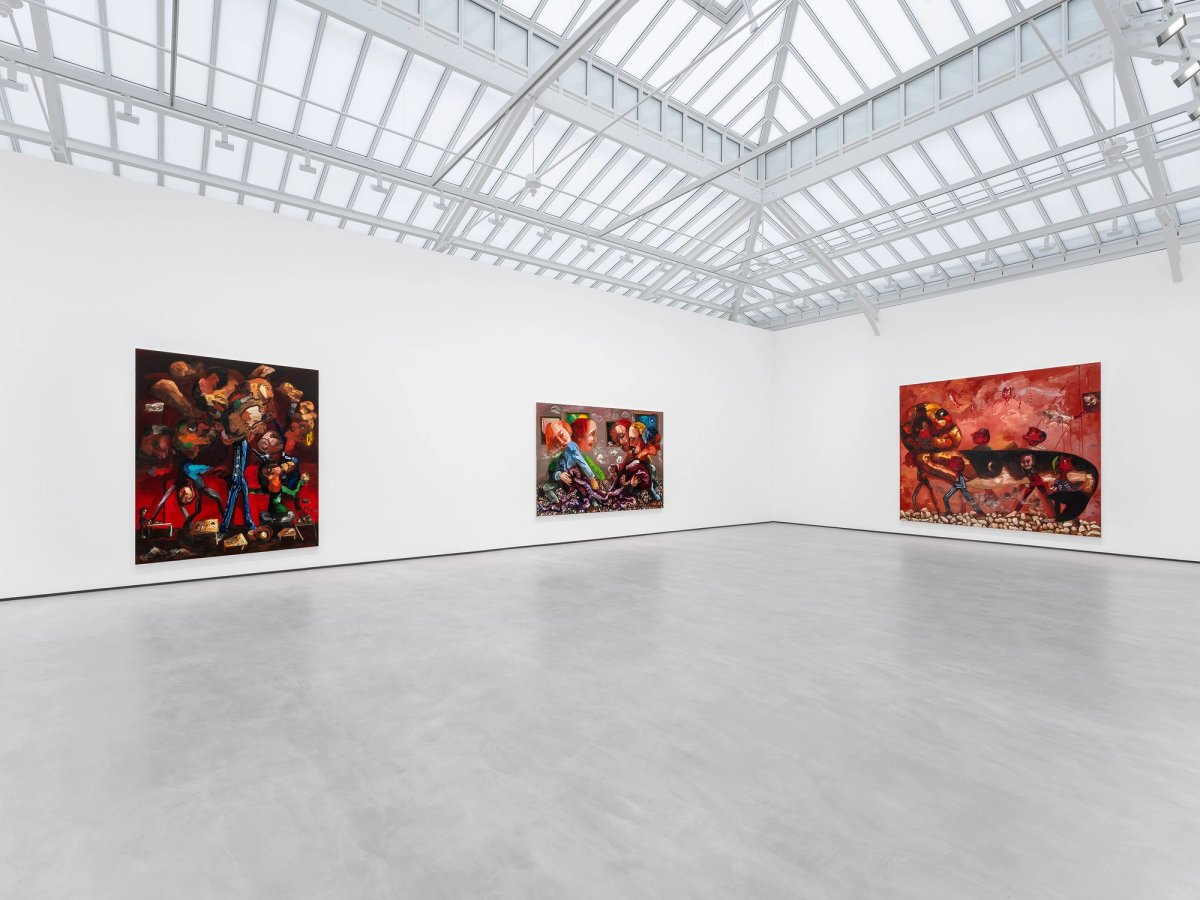 Vue de l’exposition « Dana Schutz : The Sea and All Its Subjects », David Zwirner, Paris, 2024. Courtesy de l’artiste et David Zwirner. © Dana Schutz