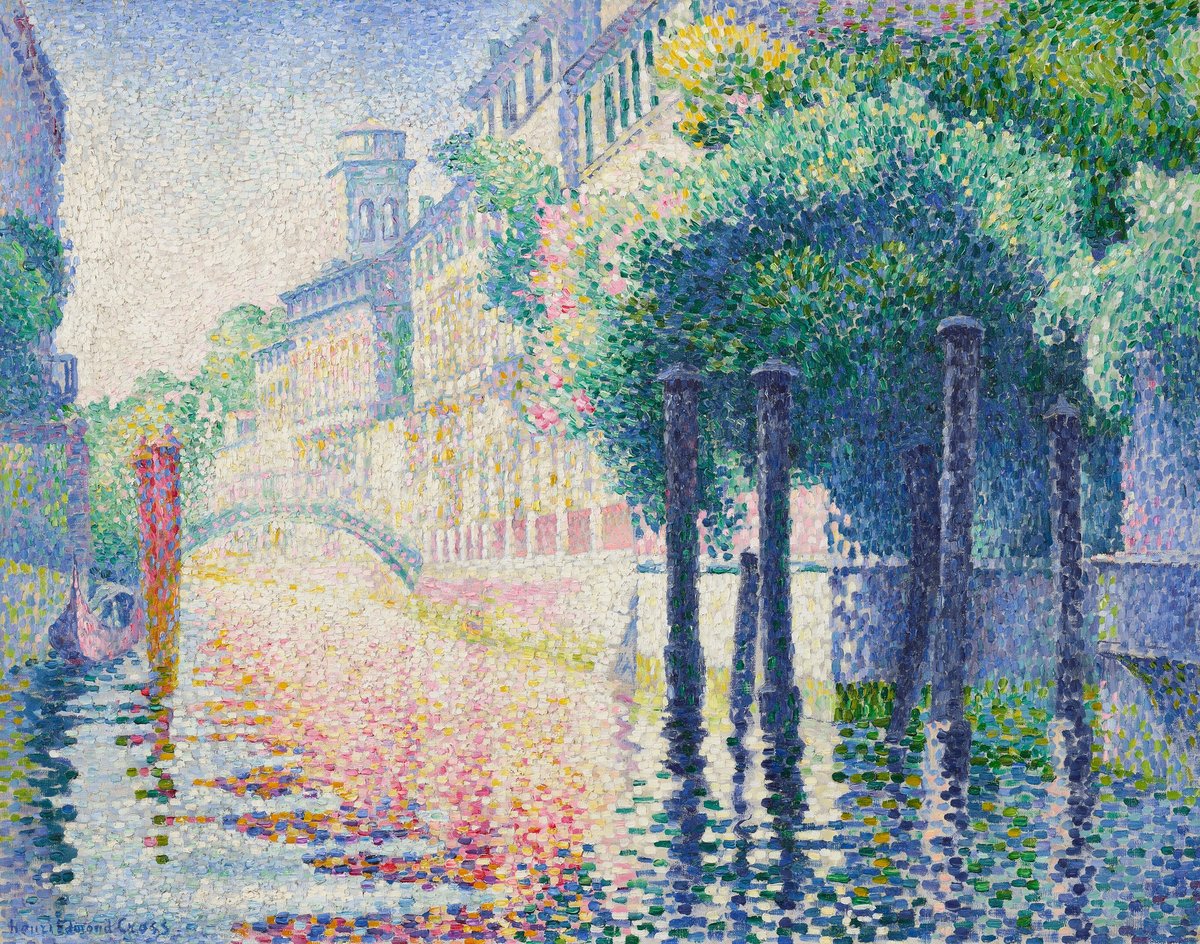Henri-Edmond Cross, Rio San Trovaso, 1903-1904. Courtesy Christie's