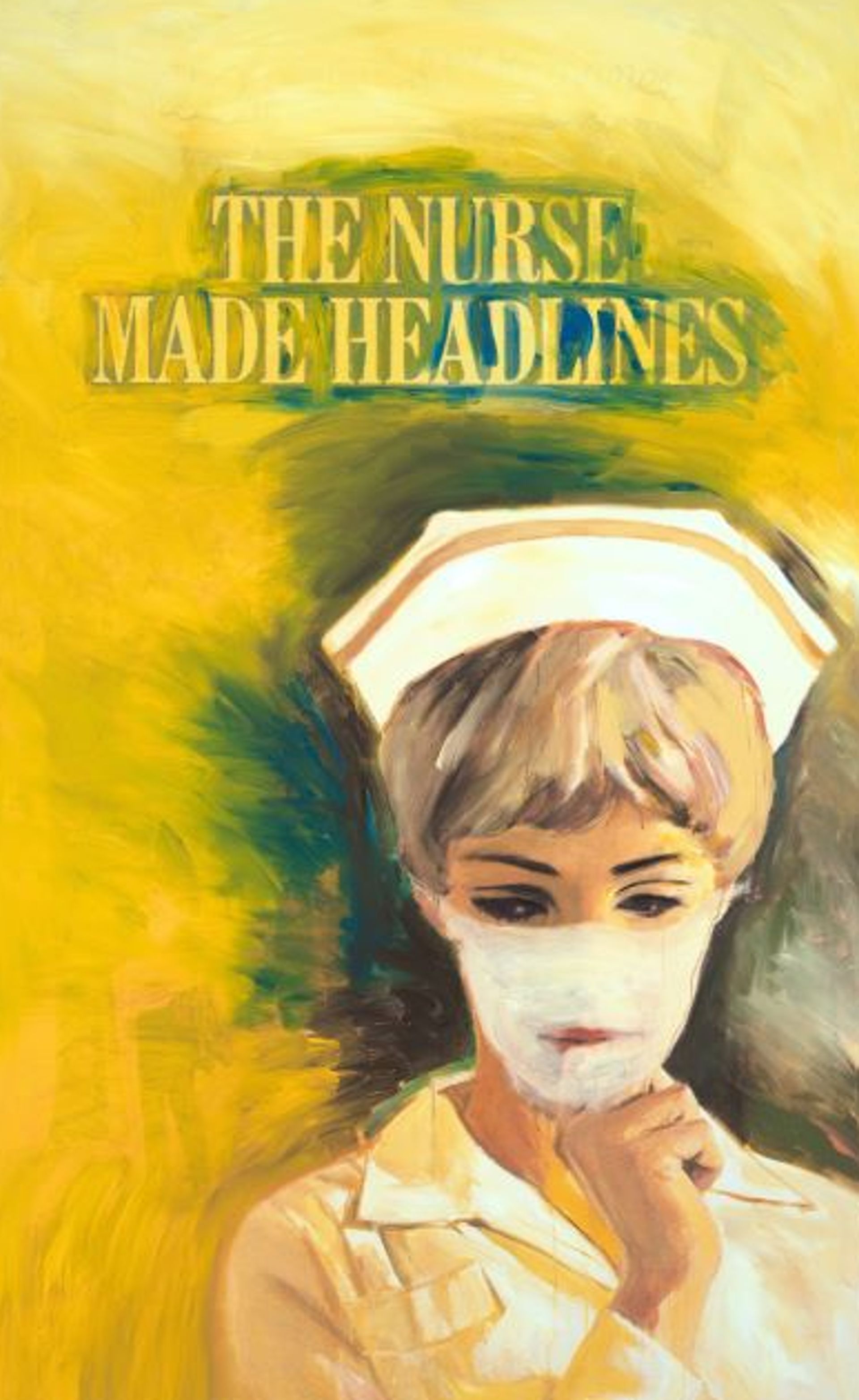 Richard Prince, The Nurse Made Headlines (L’Infirmière fait les gros titres), 2005, jet d’encre et acrylique sur toile. © Richard Prince Studio