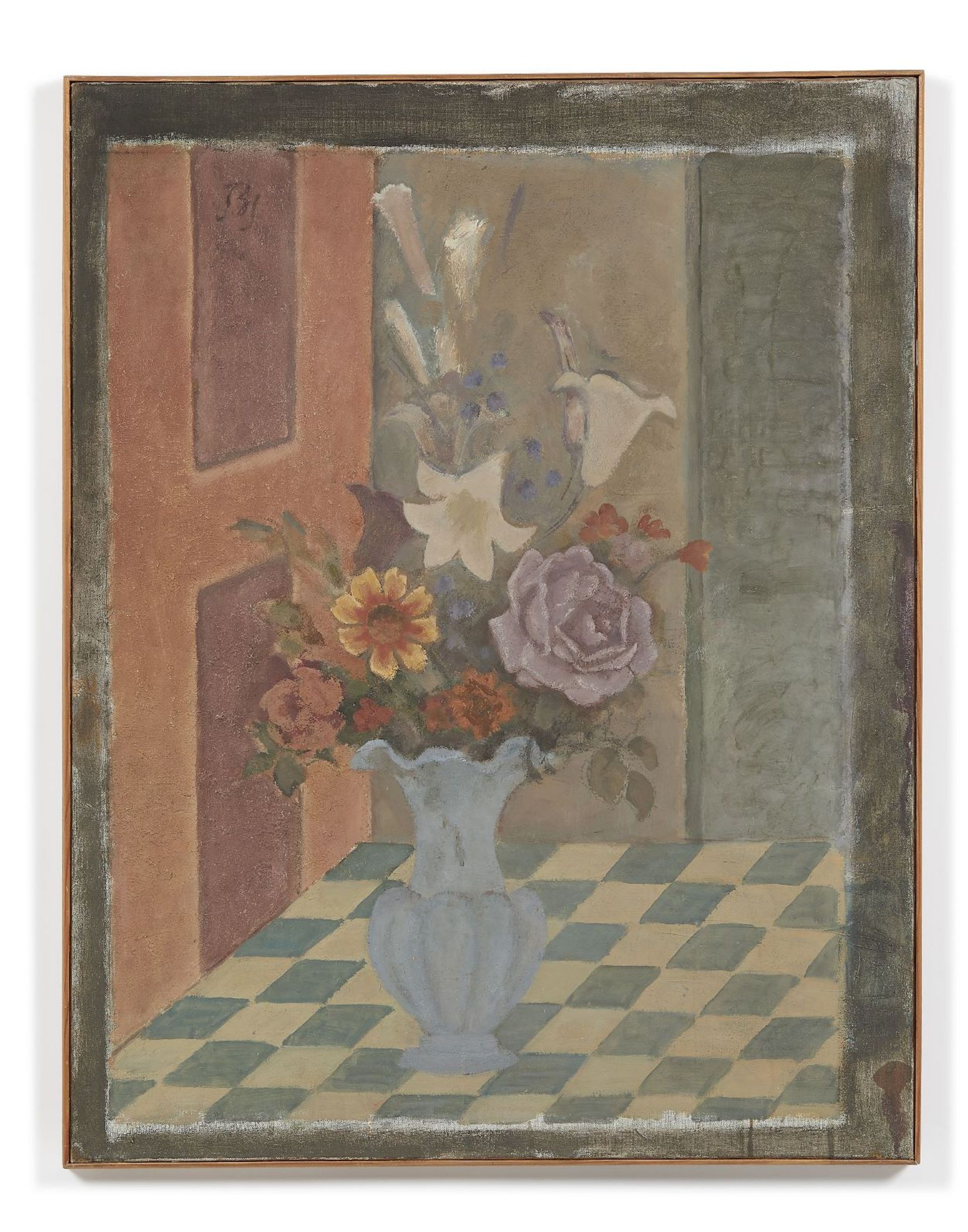 Balthus, Le vase bleu, 1963-1964, huile sur toile, 89 x 70 cm. Courtesy Artcurial, D.R.