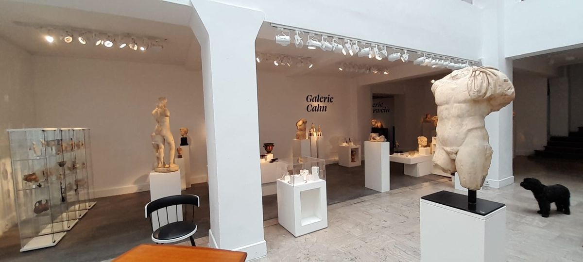 Vue du stand de la galerie Cahn sur la foire Opus. Photo : D.R.