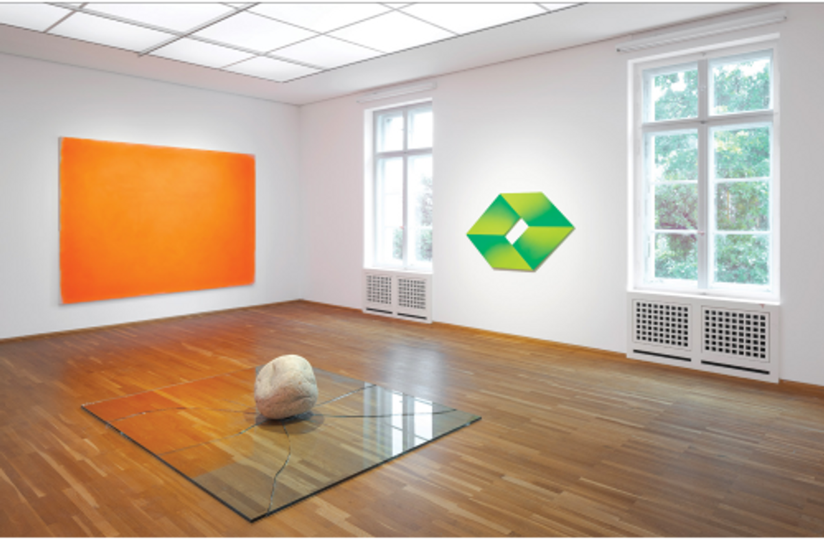 Vue de l’exposition «Lee Ufan», Berlin, Hamburger Bahnhof – Nationalgalerie der Gegenwart, 2023. © Lee Ufan. Courtesy du Studio Lee Ufan