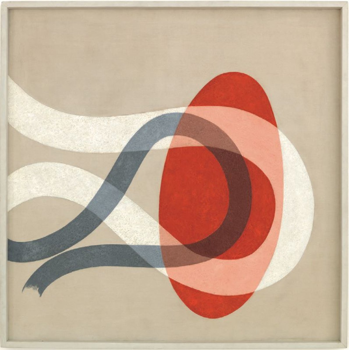 László Moholy-Nagy, CH Space 6, 1941, huile sur toile. Courtesy de The Estate of László Moholy-Nagy et de la galerie Le Minotaure