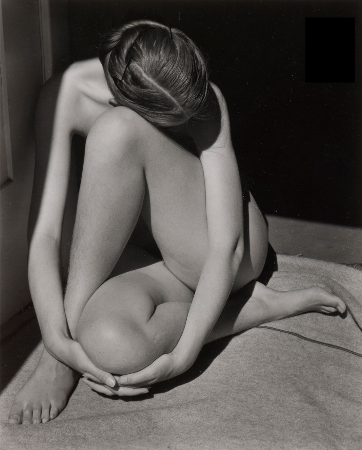 Edward Weston, Nude (Charis, Santa Monica), 1936, épreuve argentique, tirée par Cole Weston (vers 1970). Courtesy Ader