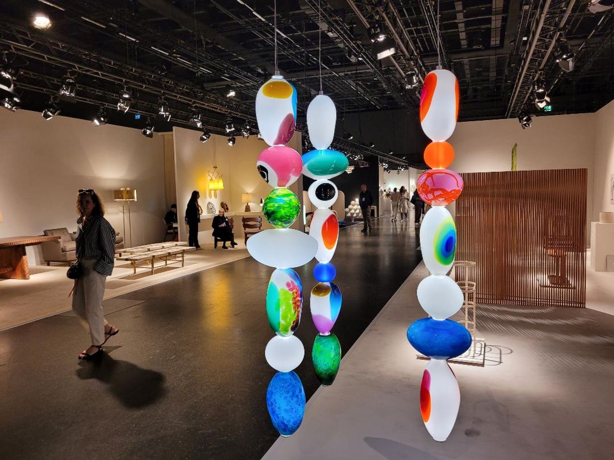 Stand de la galerie Maria Wettergren. Photo : A.C.