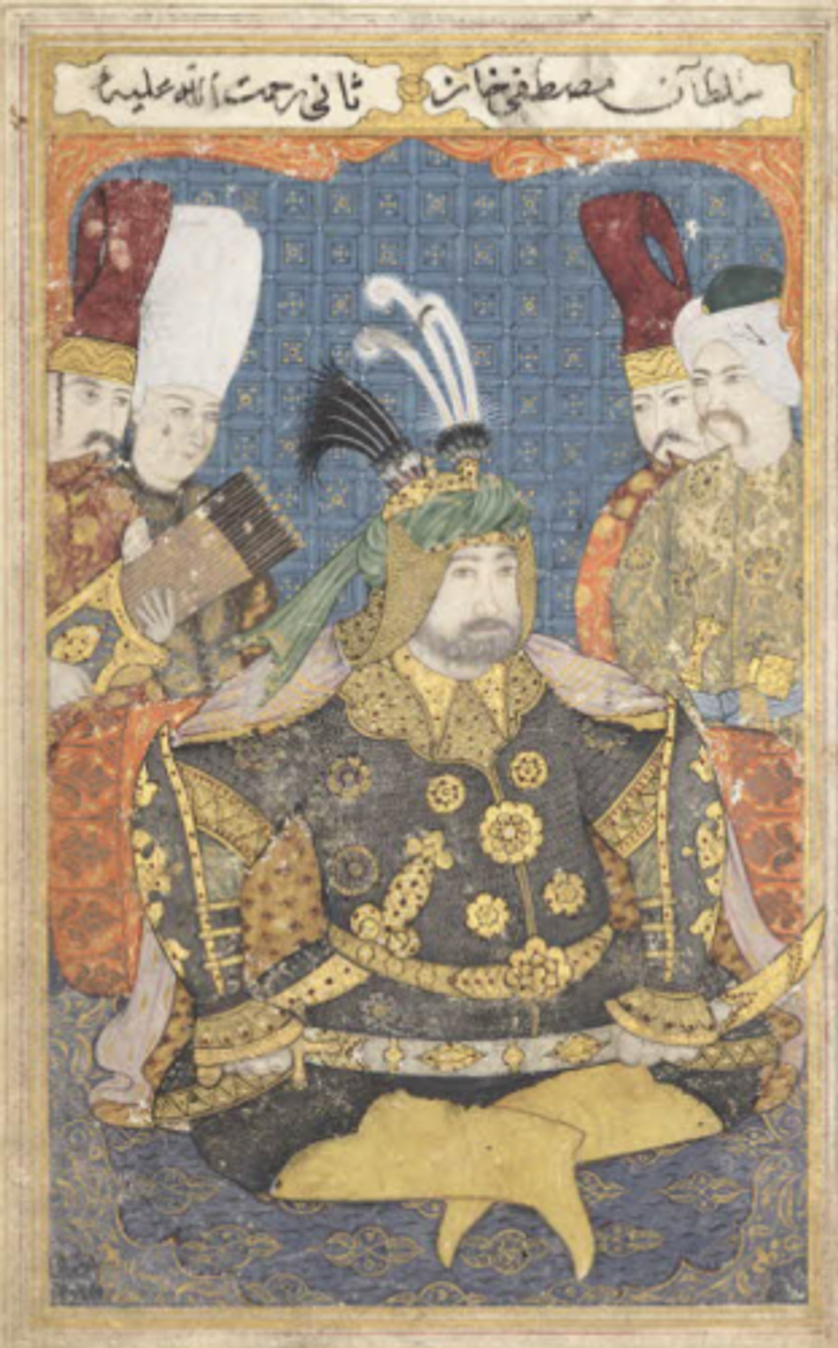 Portrait du Sultan Mustafa II. Empire Ottoman, 18e siècle © Musée du Louvre, dist. RMN - Grand Palais