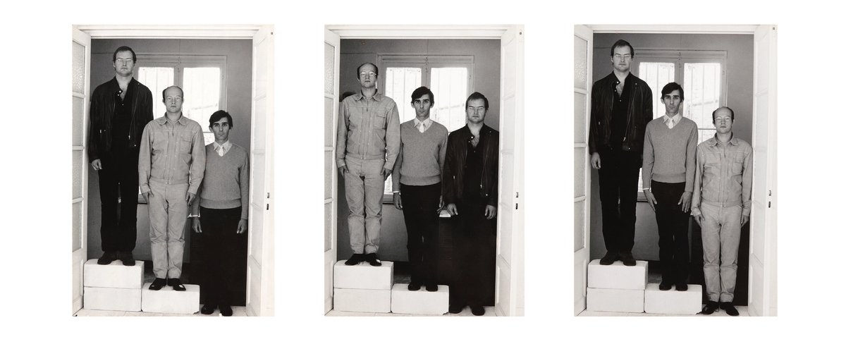 Guy Mees, Portraits (Level of Differences), 1972, photographies. Courtesy des galeries Sofie Van de Velde et Daniel Marzona