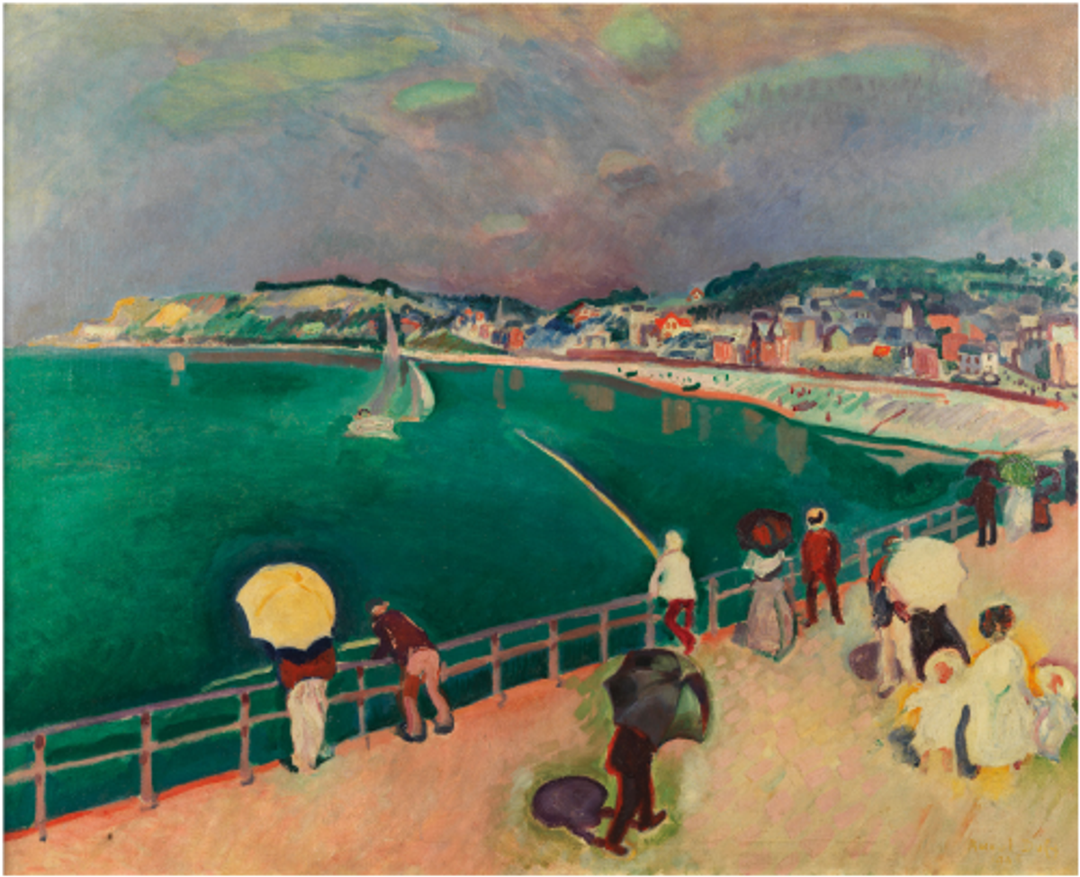 Raoul Dufy, La Baie de Sainte-Adresse, 1906, huile sur toile. © Bonhams Cornette de Saint Cyr