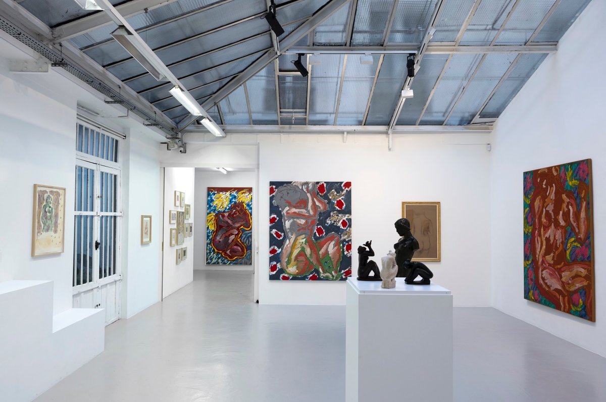 Vue de l’exposition « Aristide Maillol & Catherine Viollet », galerie Loeve&Co Marais. Photo : Fabrice Gousset