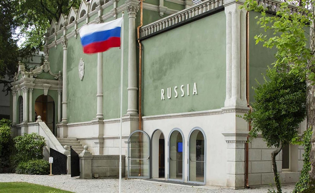 La pavillon russe dans les Giardini à la Biennale de Venise. D.R.