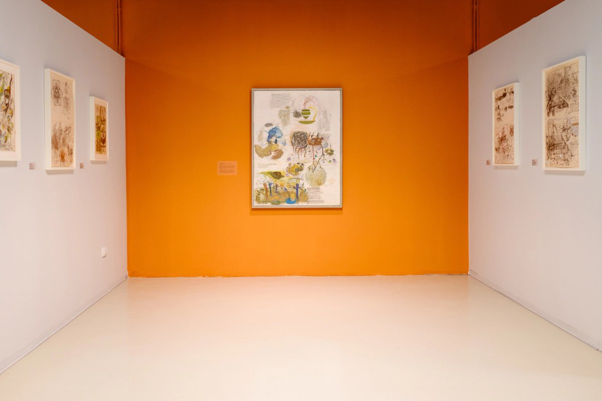 Vue de l’exposition « Ștefan Bertalan. In Tune With The World », Art Encounters Foundation, Isho Center, Timisoara, Roumanie. Photo : Remus Daescu