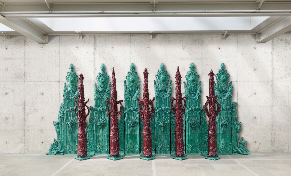 Elmar Trenkwalder, WVZ 203, 2008, terre cuite émaillée. © Elmar Trenkwalder. Courtesy du Beelden aan Zee Museum, de Schreurs et de la galerie Bernard Jordan