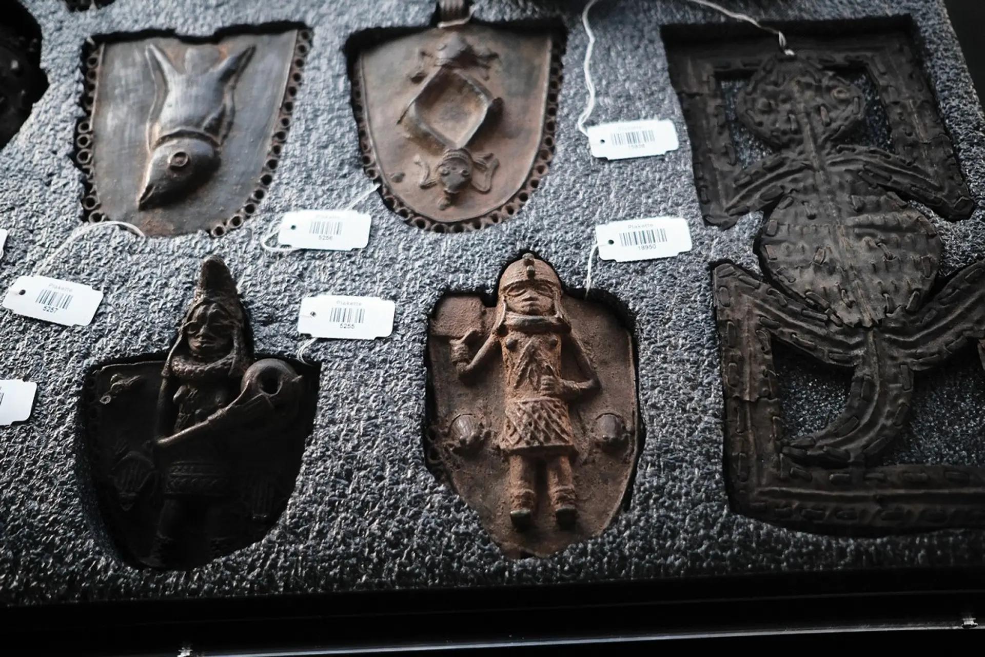 Une partie des bronzes du Bénin présentée sur le site Internet du Rautenstrauch-Joest-Museum. Courtesy of the Rautenstrauch-Joest-Museum, Cologne