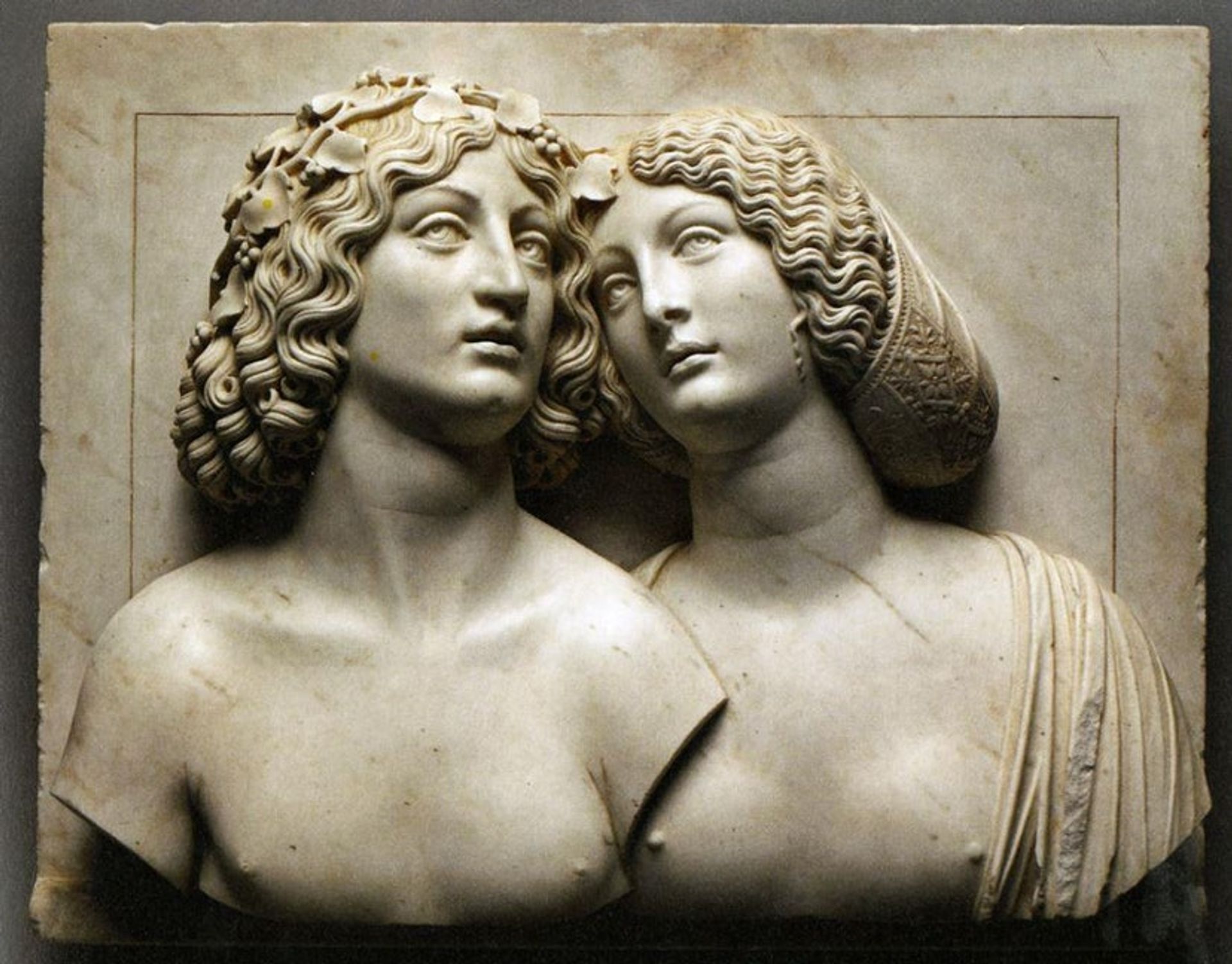 Tullio Lombardo, Bacchus et Ariane, vers 1505-1510, marbre, Kunsthistorisches Museum, Vienne. © Kunsthistorisches Museum, Vienne