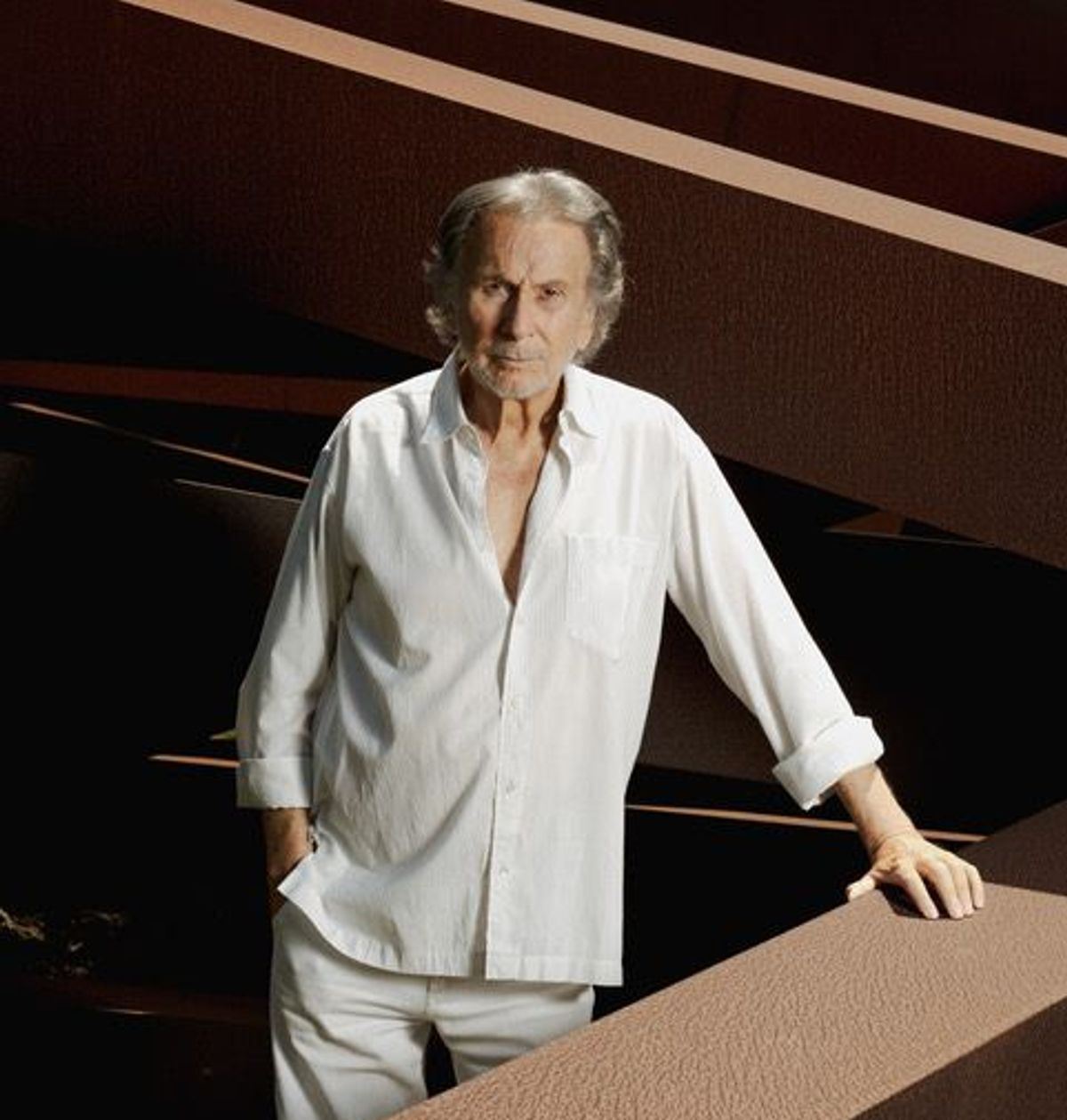 Bernar Venet. Photo : Laura Stevens