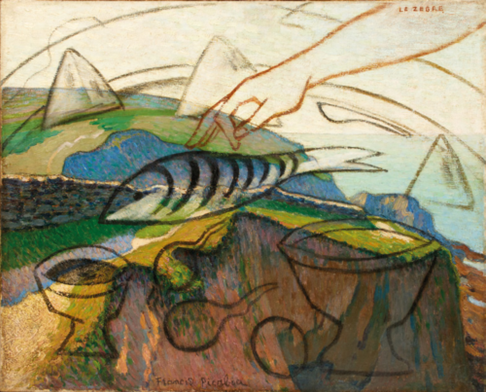 Francis Picabia, Le Zèbre, 1932-1933, huile sur toile, est. 350000-500000 euros. © Artcurial