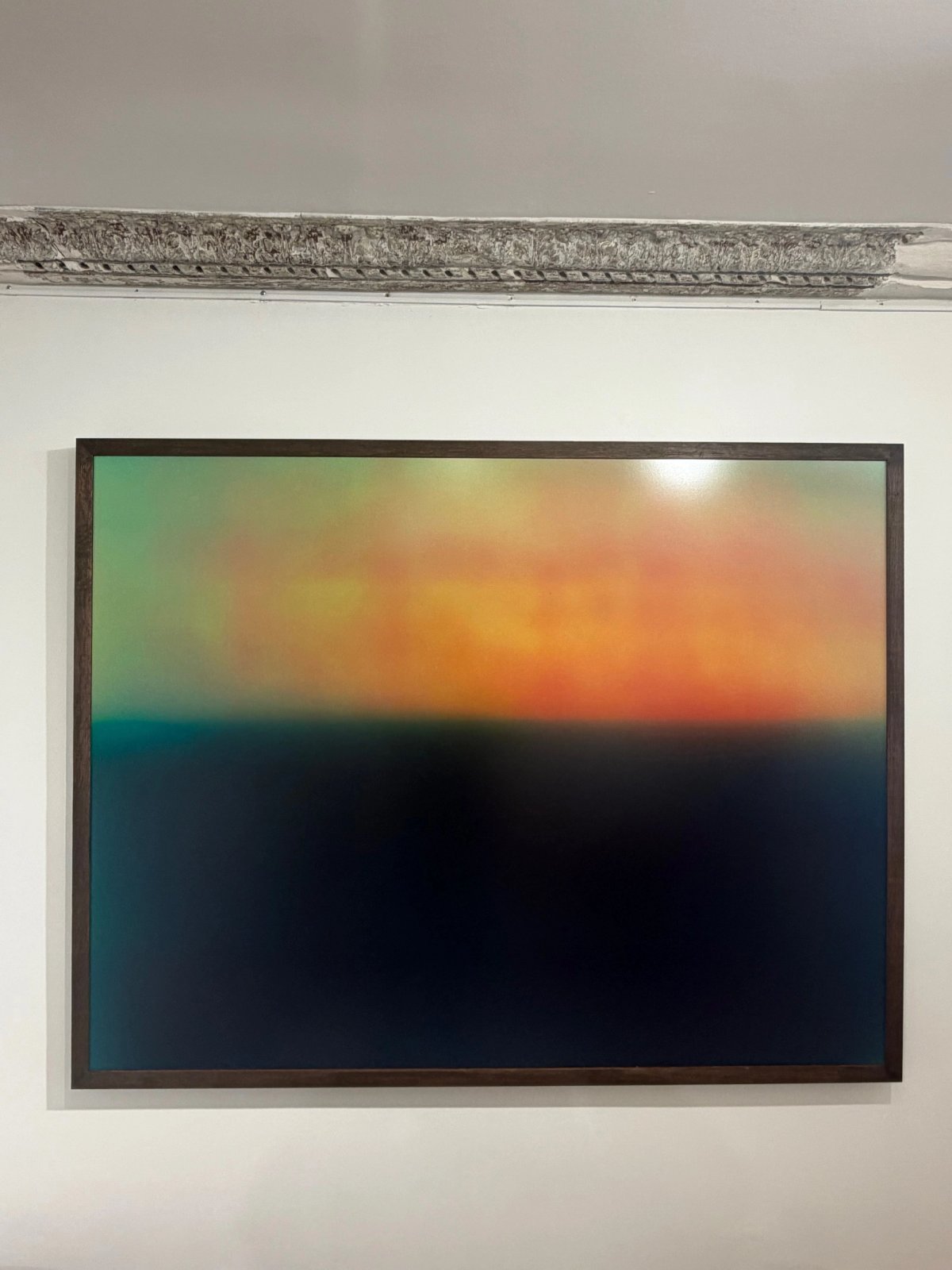 Julien Mignot, Fresson envoûtants, synthèses d’une journée entière captée au bord de mer. Photo : A. Frydman