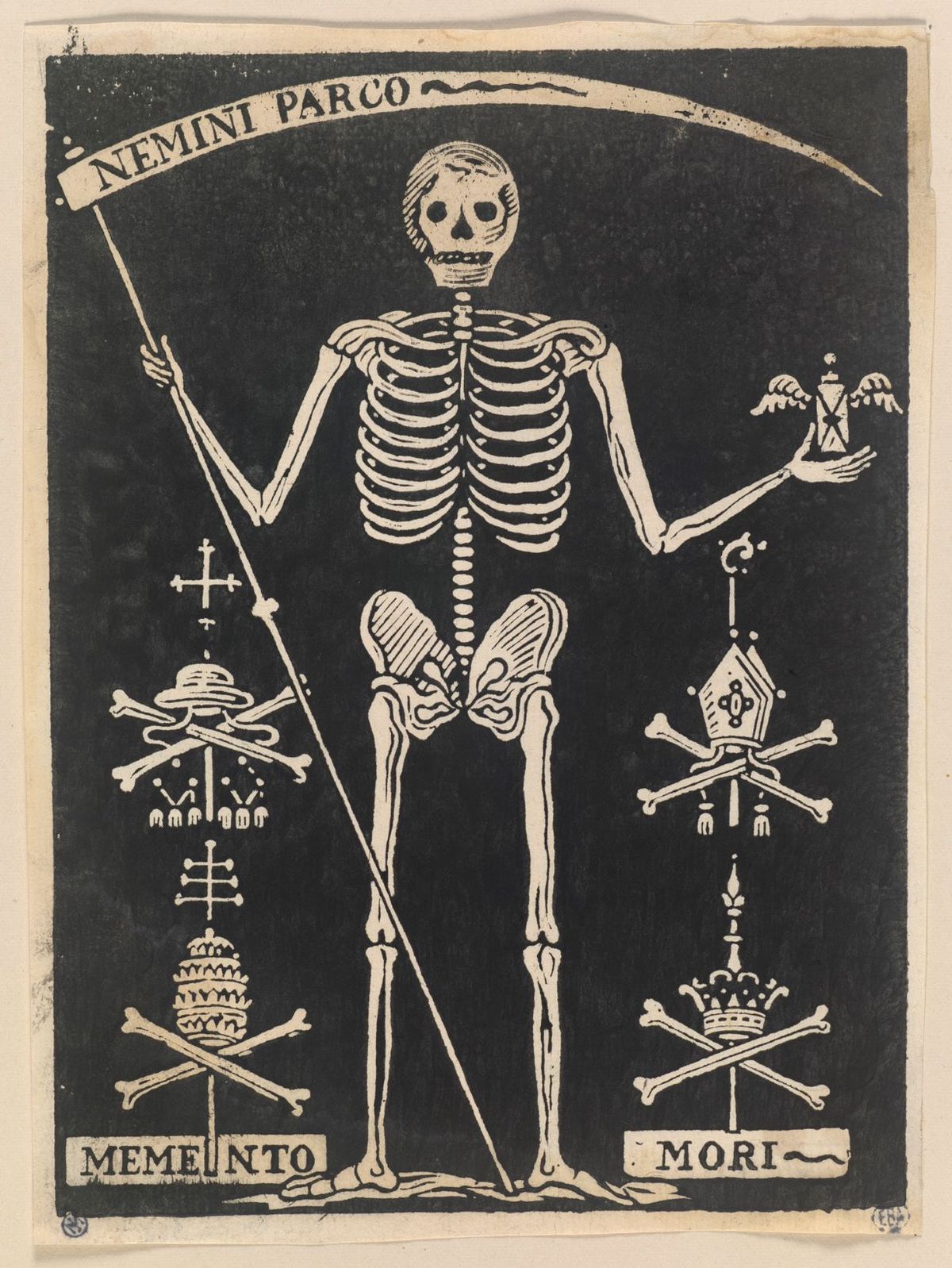 Nemini parco – Memento Mori, XIXe siècle, École nationale supérieure des beaux-arts de Paris. © Thierry Ollivier, Beaux-Arts de Paris