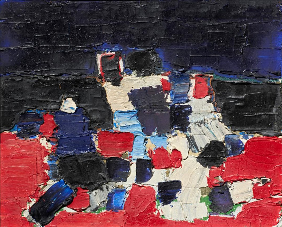 Nicolas de Staël, Nuit au parc des princes, 1952. Courtesy Piasa. © Xavier Defaix